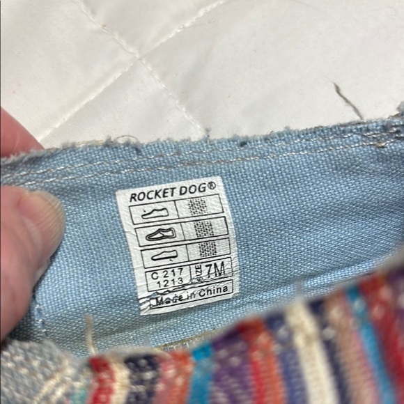 Rocket Dog Wheelie Summer Throw Multicolor Striped Slip-On Shoes sz 7 - Picture 7 of 9